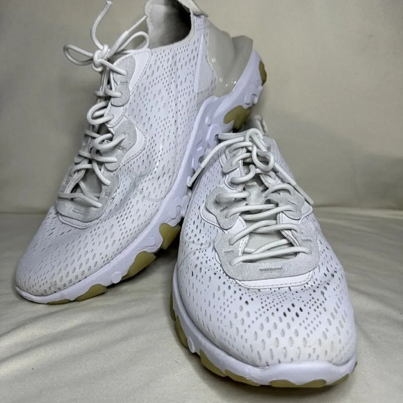 Nike React Vision White  Mens Sz 12 Shoes CD4373-101  D/MX/X - Picture 1 of 7